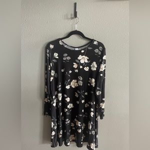 Womens L Long Sleeve Dress